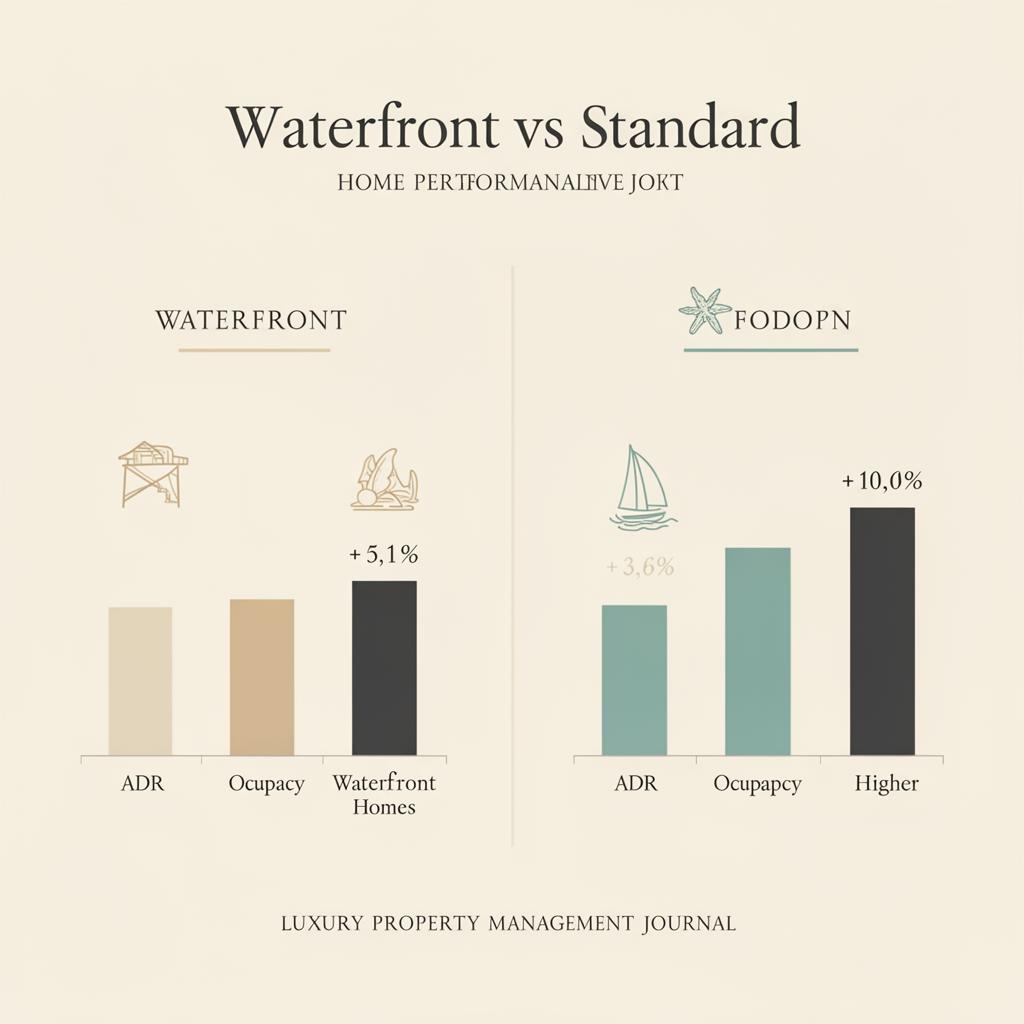 Waterfront performance comparison graphic